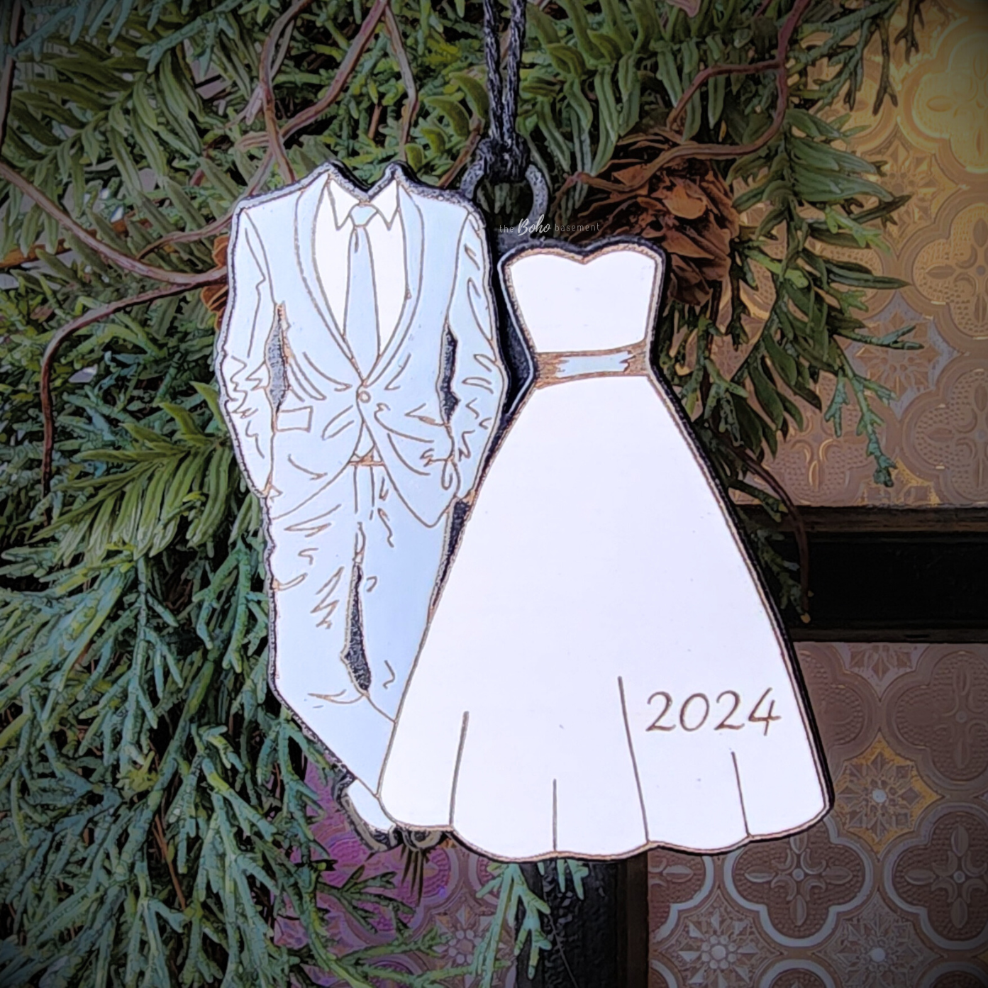 "Just Married" Ornament