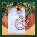 "The Wise Educator" Walnut Story Ornament