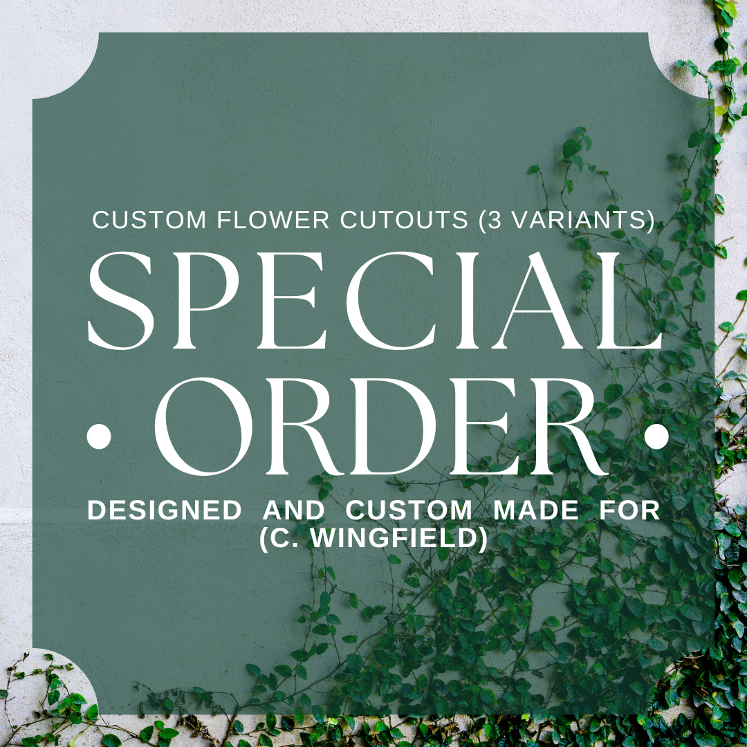 Custom Made Cutouts (for C. Wingfield)