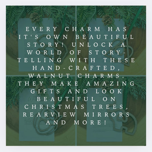 "Unwritten Chapters" Walnut Story Ornament