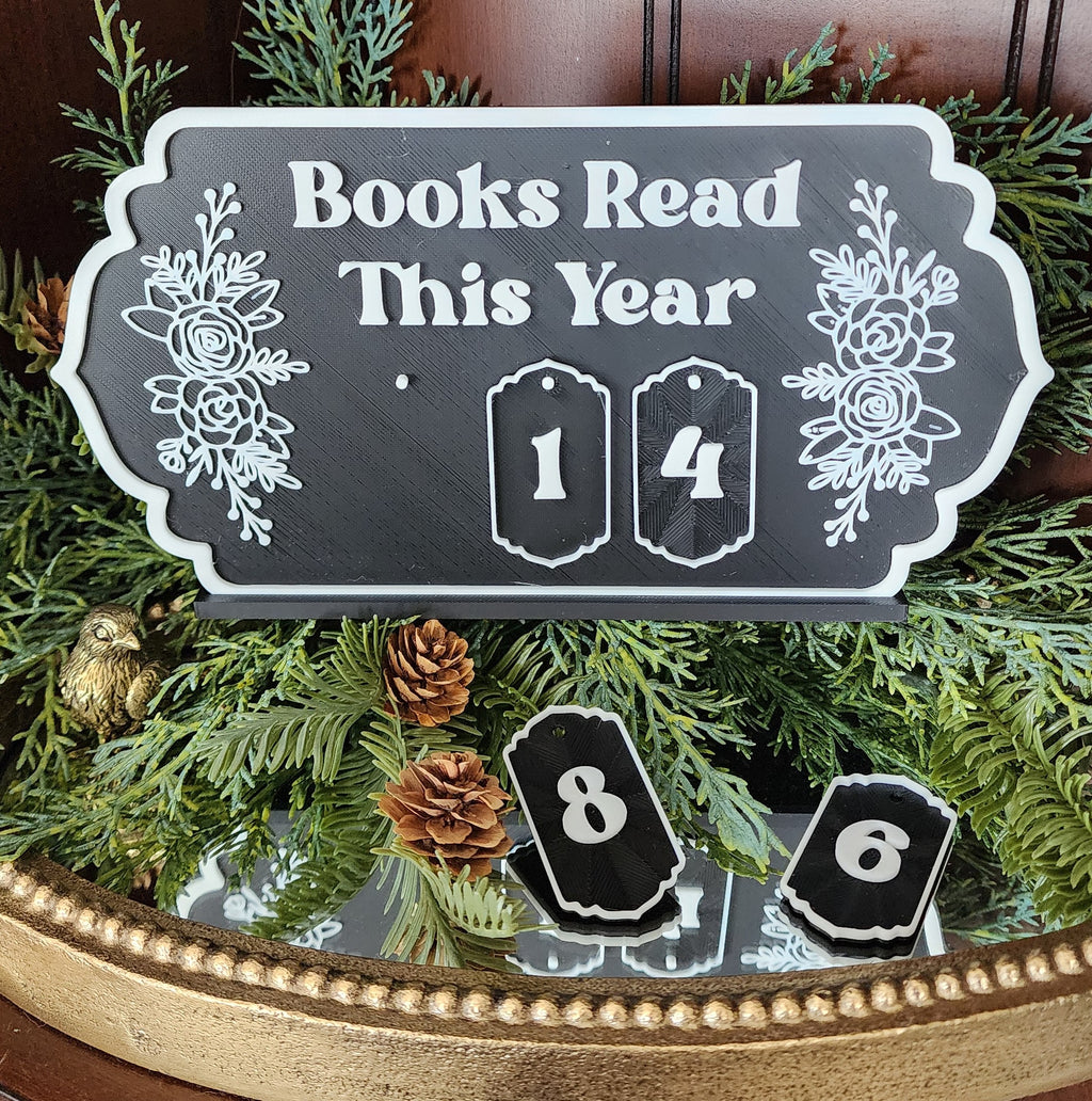 "Books Read This Year" Shelf Sitter