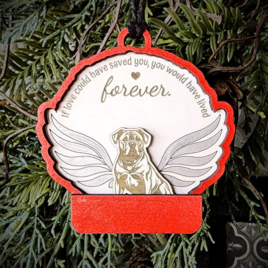 "Forever Loved" Ornament w/Interchangeable Inserts