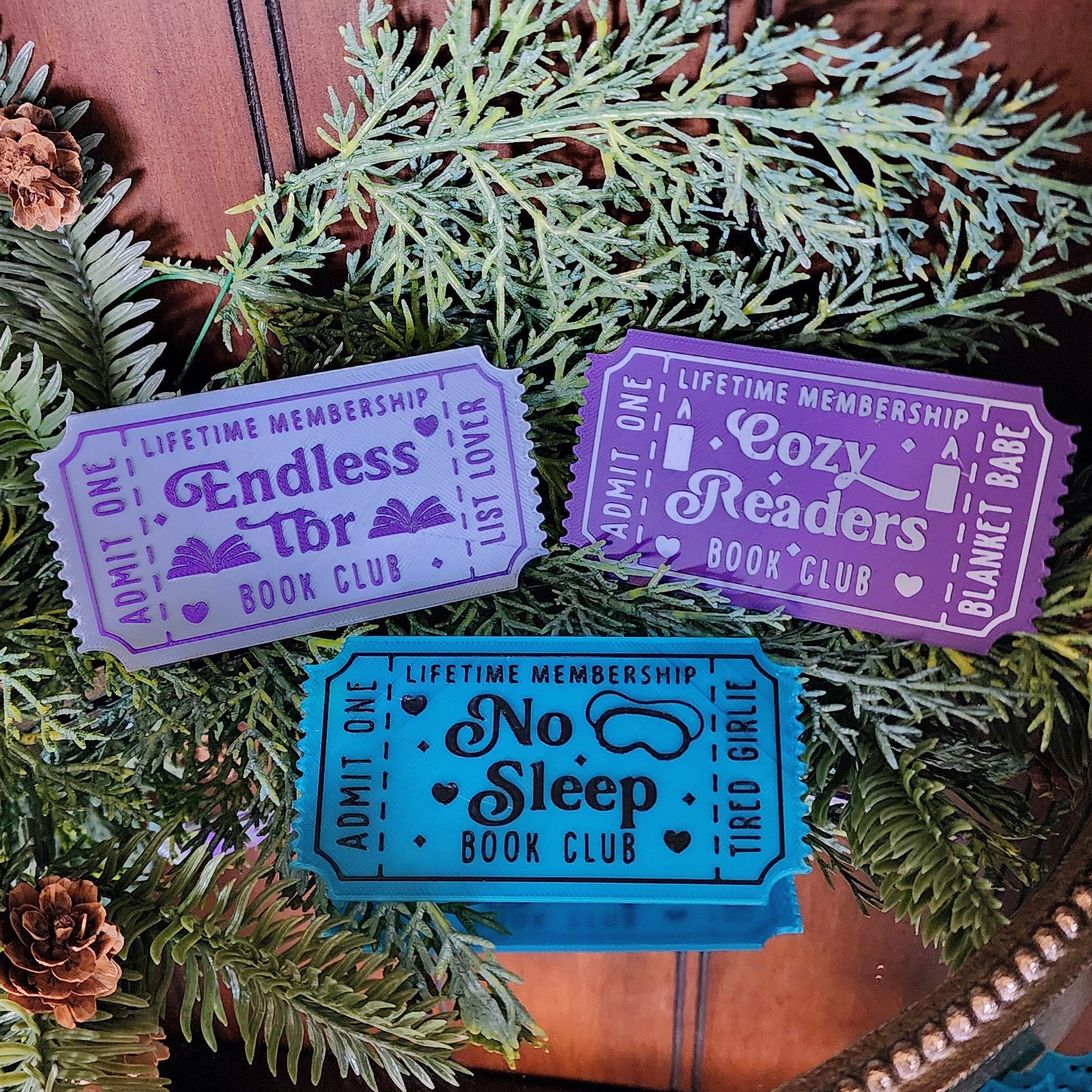 "Book Club" Ticket Bookmarks