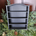 Arched "Beadboard" Mini Bookshelf