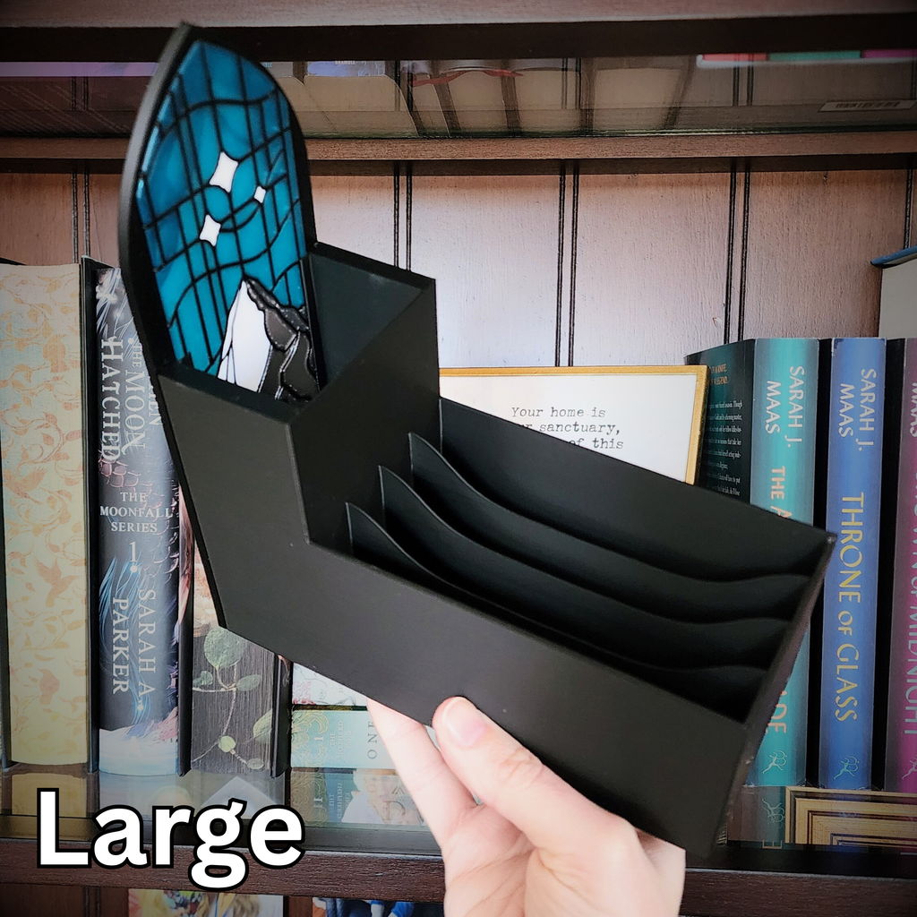 "Dragon Clouds" Stained Glass Book Nook
