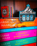 Mountain Stars "Books Read" MINI Shelf-Edge Counter
