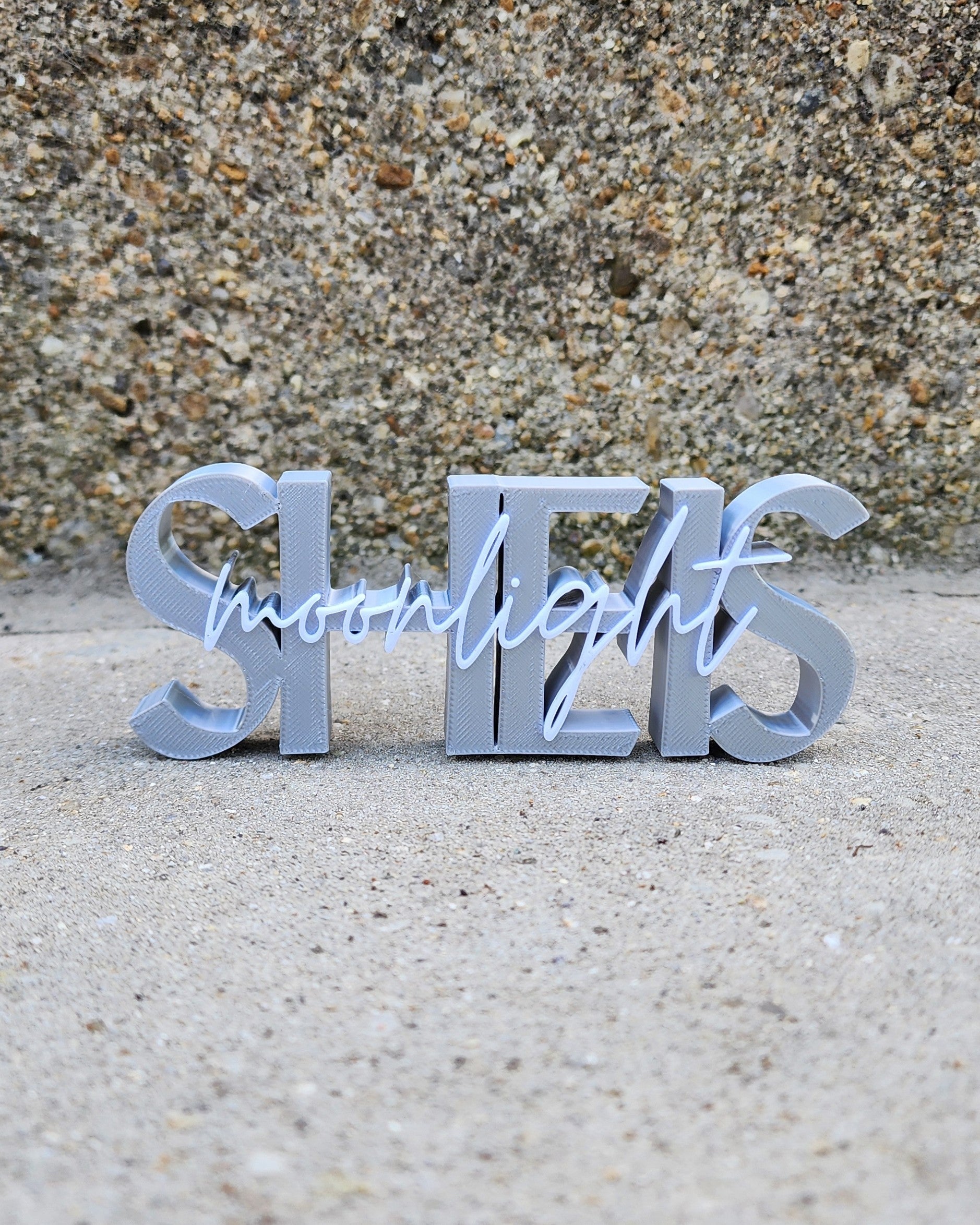 "She Is Moonlight" Shelf Sitter