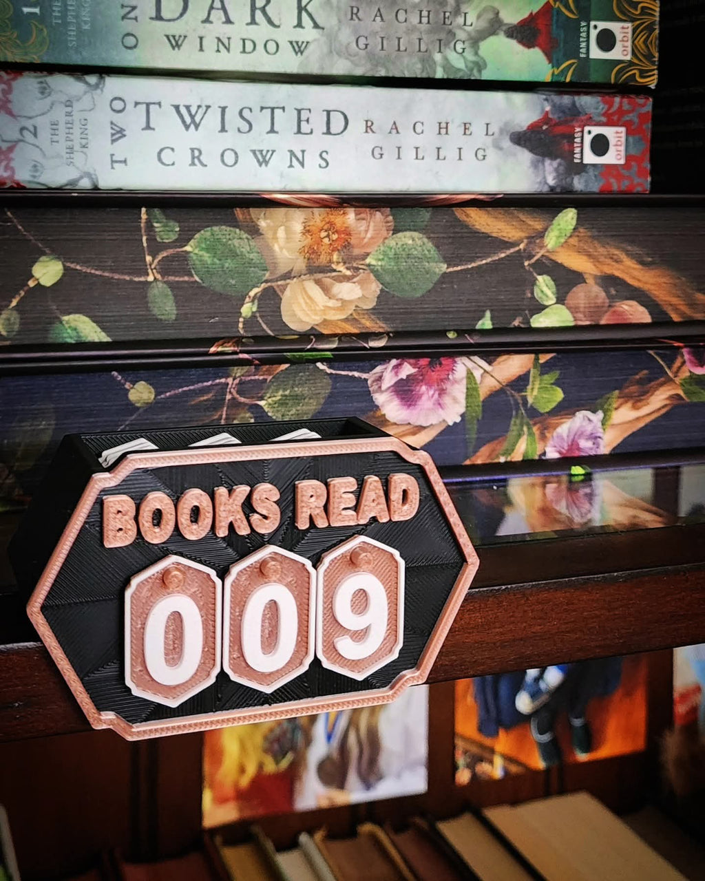 "Books Read" MINI Shelf-Edge Counter