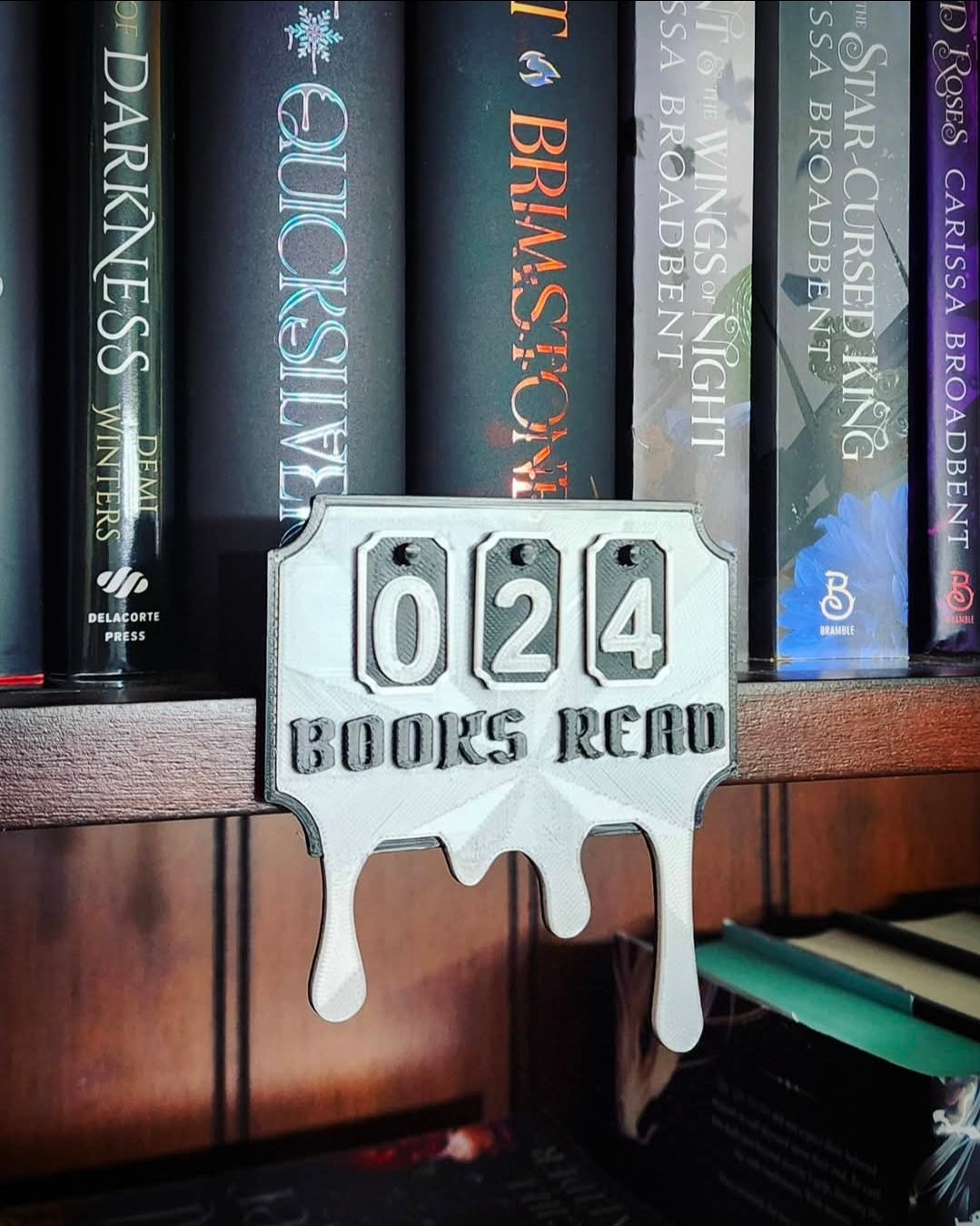 Drippy "Books Read" MINI Shelf-Edge Counter